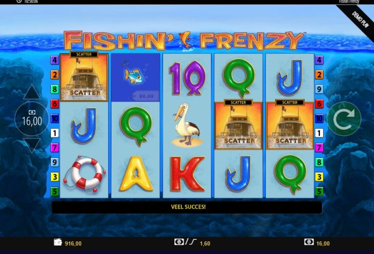 Screenshot 3 van Fishin Frenzy